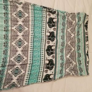 Elephant maxi skirt